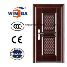 Competitive Luxury Security Metal Steel Door (W-S-117)